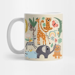 Safari Animals Cute Mug